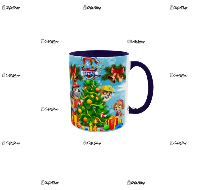 Paw patrol christmas, cana ceramica, 330ml, model cgs1766